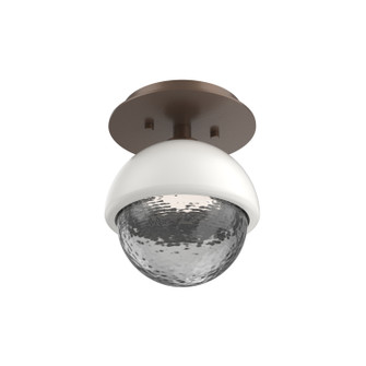 Cabochon LED Flush Mount in Burnished Bronze (404|SMB0093-01-BB-S-L3-WI)