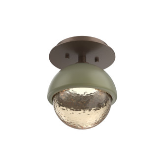 Cabochon LED Flush Mount in Burnished Bronze (404|SMB0093-01-BB-A-L3-GE)