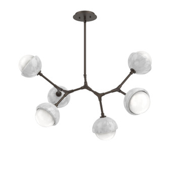 Cabochon LED Linear Suspension in Flat Bronze (404|PLB0093-BA-FB-WL-001-L3-WM)