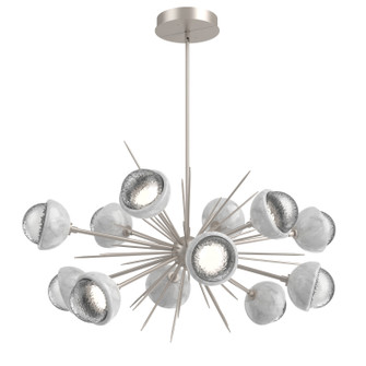 Cabochon LED Chandelier in Beige Silver (404|PLB0093-0D-BS-C-001-L3-WM)
