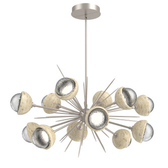 Cabochon LED Chandelier in Beige Silver (404|PLB0093-0D-BS-C-001-L1-TR)