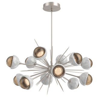 Cabochon LED Chandelier in Beige Silver (404|PLB0093-0D-BS-B-001-L1-WM)