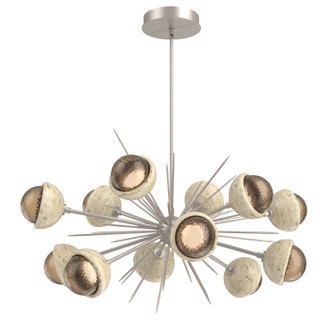 Cabochon LED Chandelier in Beige Silver (404|PLB0093-0D-BS-B-001-L1-TR)