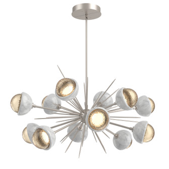 Cabochon LED Chandelier in Beige Silver (404|PLB0093-0D-BS-A-001-L1-WM)