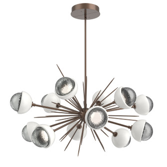 Cabochon LED Chandelier in Burnished Bronze (404|PLB0093-0D-BB-S-001-L3-WI)