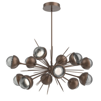 Cabochon LED Chandelier in Burnished Bronze (404|PLB0093-0D-BB-S-001-L3-MS)