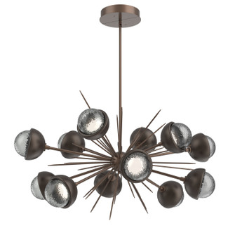 Cabochon LED Chandelier in Burnished Bronze (404|PLB0093-0D-BB-S-001-L1-FB)