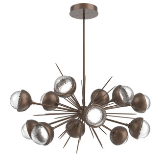 Cabochon LED Chandelier in Burnished Bronze (404|PLB0093-0D-BB-C-001-L1-MS)