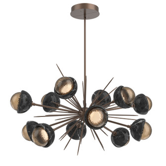 Cabochon LED Chandelier in Burnished Bronze (404|PLB0093-0D-BB-B-001-L1-BM)