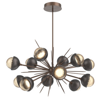 Cabochon LED Chandelier in Burnished Bronze (404|PLB0093-0D-BB-A-001-L3-GP)