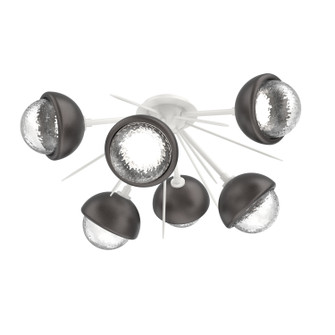 Cabochon LED Semi Flush Mount in Salt White (404|CLB0093-02-WI-C-L1-GP)