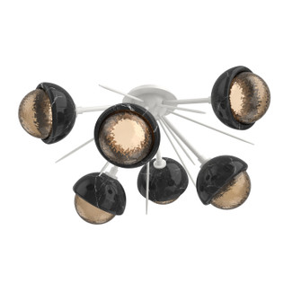 Cabochon LED Semi Flush Mount in Salt White (404|CLB0093-02-WI-B-L3-BM)