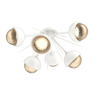 Cabochon LED Semi Flush Mount in Salt White (404|CLB0093-02-WI-A-L3-MS)