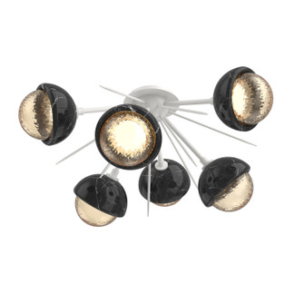 Cabochon LED Semi Flush Mount in Salt White (404|CLB0093-02-WI-A-L3-BM)