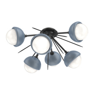 Cabochon LED Semi Flush Mount in Matte Black (404|CLB0093-02-MB-WL-L3-BU)