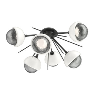 Cabochon LED Semi Flush Mount in Matte Black (404|CLB0093-02-MB-S-L3-WI)