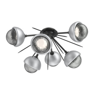 Cabochon LED Semi Flush Mount in Matte Black (404|CLB0093-02-MB-S-L3-CS)
