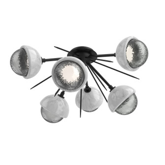 Cabochon LED Semi Flush Mount in Matte Black (404|CLB0093-02-MB-S-L1-WM)