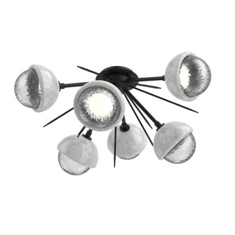 Cabochon LED Semi Flush Mount in Matte Black (404|CLB0093-02-MB-C-L1-WM)