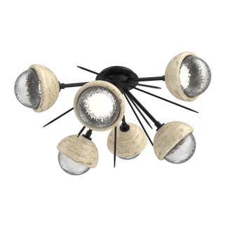 Cabochon LED Semi Flush Mount in Matte Black (404|CLB0093-02-MB-C-L1-TR)