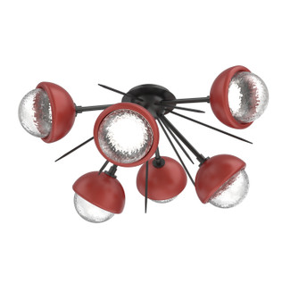Cabochon LED Semi Flush Mount in Matte Black (404|CLB0093-02-MB-C-L1-RE)