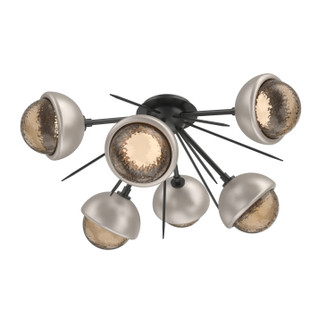 Cabochon LED Semi Flush Mount in Matte Black (404|CLB0093-02-MB-B-L3-BS)