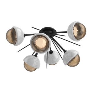 Cabochon LED Semi Flush Mount in Matte Black (404|CLB0093-02-MB-B-L1-WM)