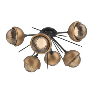 Cabochon LED Semi Flush Mount in Matte Black (404|CLB0093-02-MB-B-L1-NB)