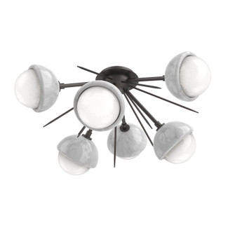 Cabochon LED Semi Flush Mount in Graphite (404|CLB0093-02-GP-WL-L3-WM)