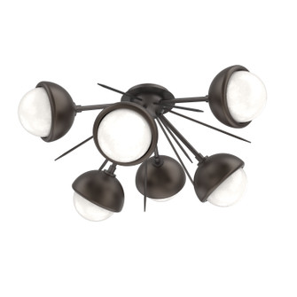 Cabochon LED Semi Flush Mount in Graphite (404|CLB0093-02-GP-WL-L3-FB)