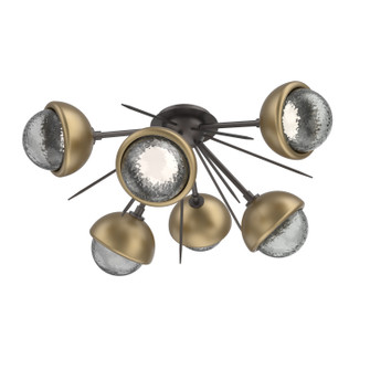Cabochon LED Semi Flush Mount in Graphite (404|CLB0093-02-GP-S-L3-GB)