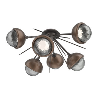 Cabochon LED Semi Flush Mount in Graphite (404|CLB0093-02-GP-S-L1-BB)