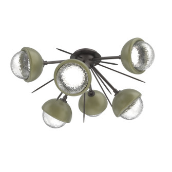 Cabochon LED Semi Flush Mount in Graphite (404|CLB0093-02-GP-C-L3-GE)