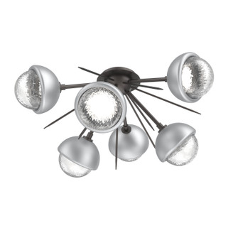 Cabochon LED Semi Flush Mount in Graphite (404|CLB0093-02-GP-C-L3-CS)