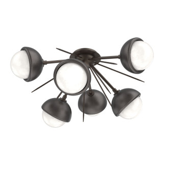 Cabochon LED Semi Flush Mount in Flat Bronze (404|CLB0093-02-FB-WL-L3-GP)