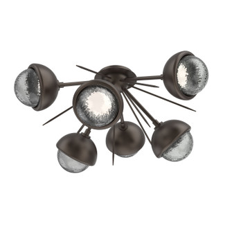 Cabochon LED Semi Flush Mount in Flat Bronze (404|CLB0093-02-FB-S-L3-MS)