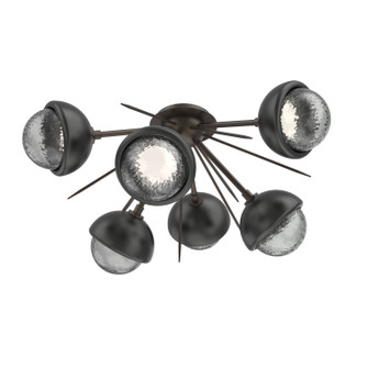 Cabochon LED Semi Flush Mount in Flat Bronze (404|CLB0093-02-FB-S-L3-MB)