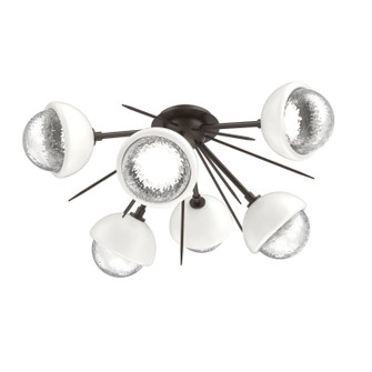 Cabochon LED Semi Flush Mount in Flat Bronze (404|CLB0093-02-FB-C-L3-WI)