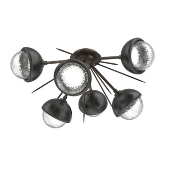 Cabochon LED Semi Flush Mount in Flat Bronze (404|CLB0093-02-FB-C-L3-MB)