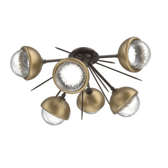 Cabochon LED Semi Flush Mount in Flat Bronze (404|CLB0093-02-FB-C-L3-GB)