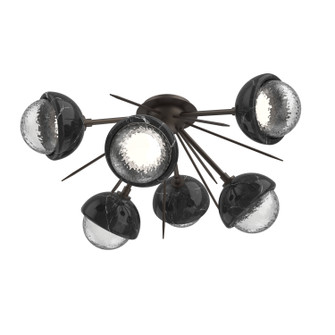 Cabochon LED Semi Flush Mount in Flat Bronze (404|CLB0093-02-FB-C-L1-BM)