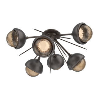Cabochon LED Semi Flush Mount in Flat Bronze (404|CLB0093-02-FB-B-L3-GP)