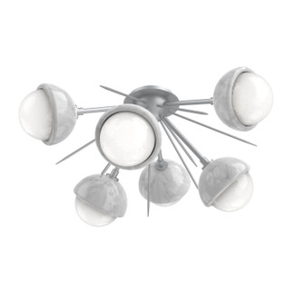 Cabochon LED Semi Flush Mount in Classic Silver (404|CLB0093-02-CS-WL-L3-WM)
