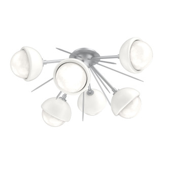 Cabochon LED Semi Flush Mount in Classic Silver (404|CLB0093-02-CS-WL-L3-WI)