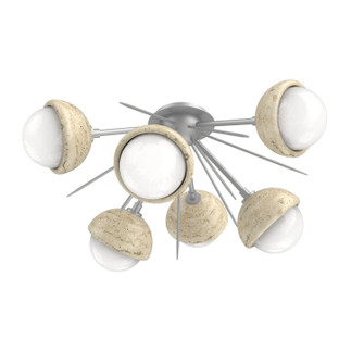 Cabochon LED Semi Flush Mount in Classic Silver (404|CLB0093-02-CS-WL-L3-TR)