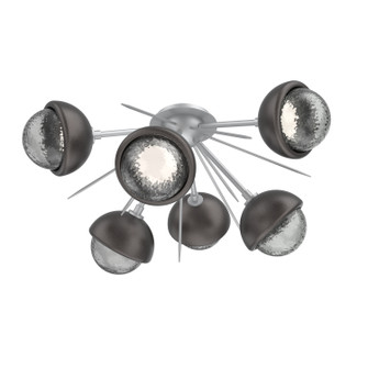 Cabochon LED Semi Flush Mount in Classic Silver (404|CLB0093-02-CS-S-L3-GP)