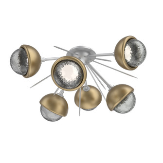 Cabochon LED Semi Flush Mount in Classic Silver (404|CLB0093-02-CS-S-L1-GB)