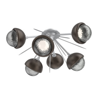 Cabochon LED Semi Flush Mount in Classic Silver (404|CLB0093-02-CS-S-L1-FB)