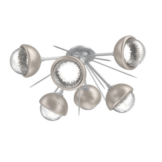 Cabochon LED Semi Flush Mount in Classic Silver (404|CLB0093-02-CS-C-L3-BS)
