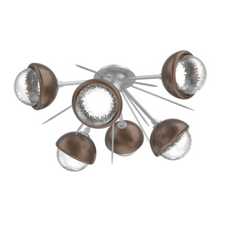 Cabochon LED Semi Flush Mount in Classic Silver (404|CLB0093-02-CS-C-L3-BB)
